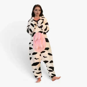 cow print onesie