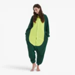 dinosaur onesie green