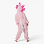 kids pink Axolotl onesie