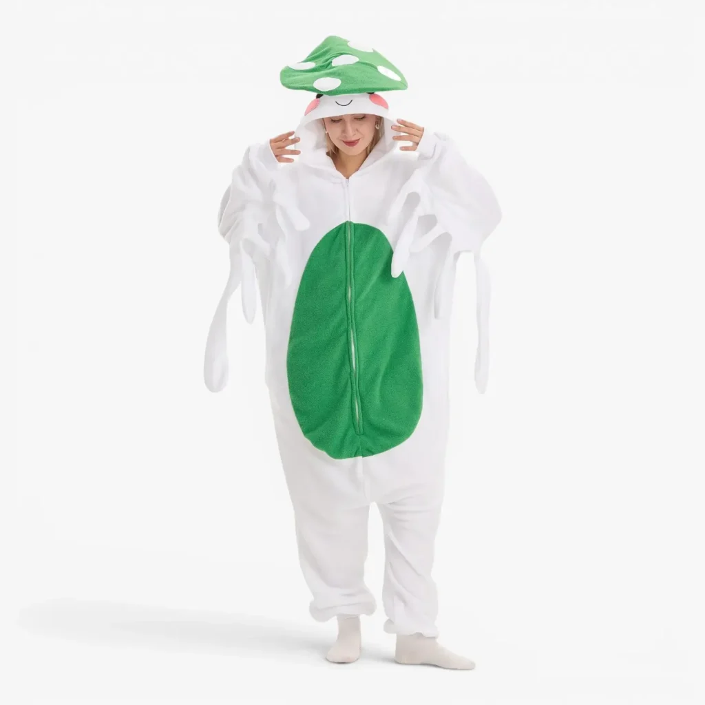 mushroom onesie