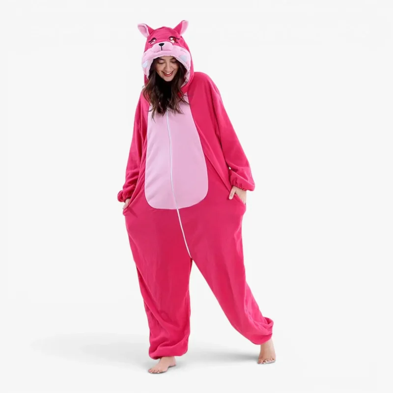 pink cat kigurumi
