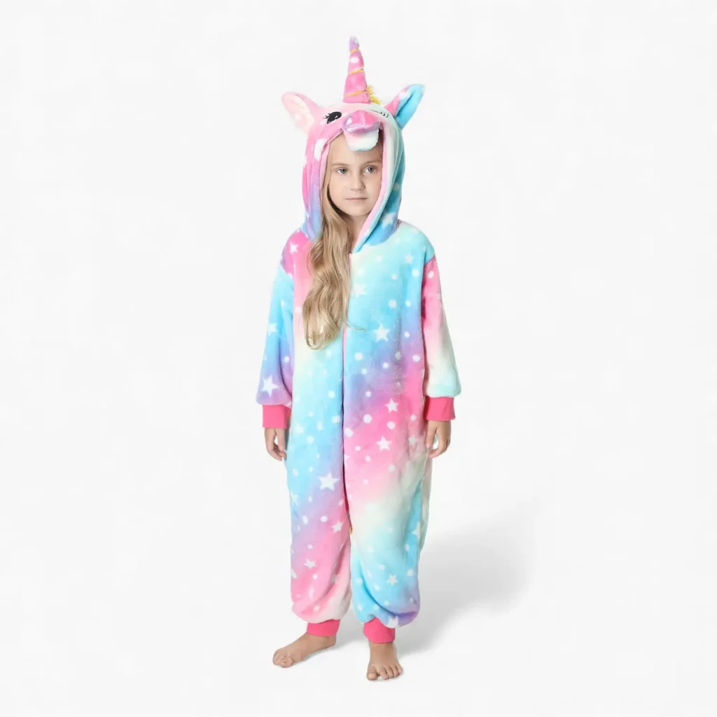 rainbow unicorn onesie kids