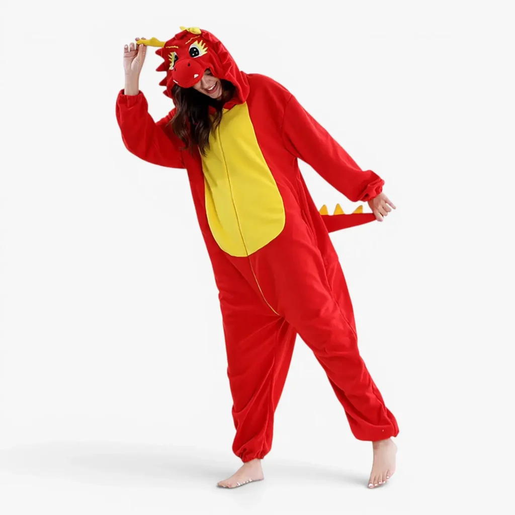 red dragon onesie