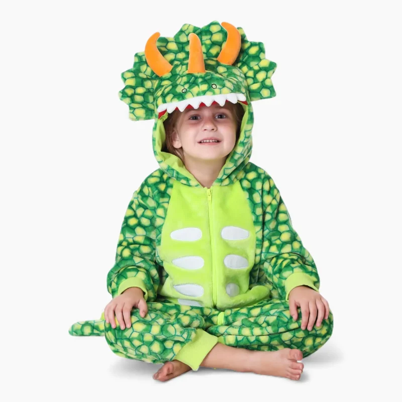 triceratops kids onesie