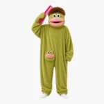 green snuggle onesie