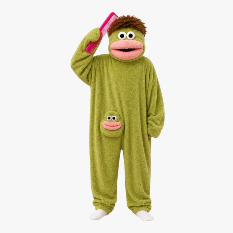 green snuggle onesie