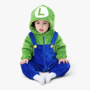 luigi baby onesie