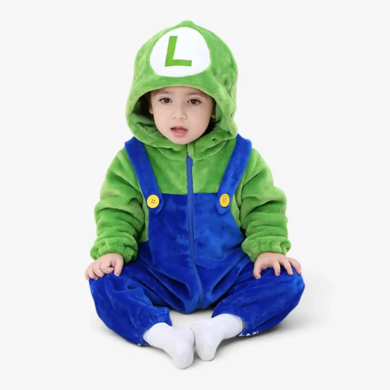 luigi baby onesie