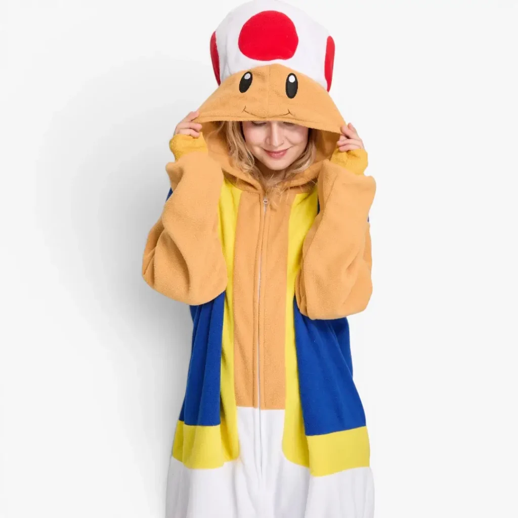 mario toad onesie