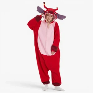 red stitch onesie