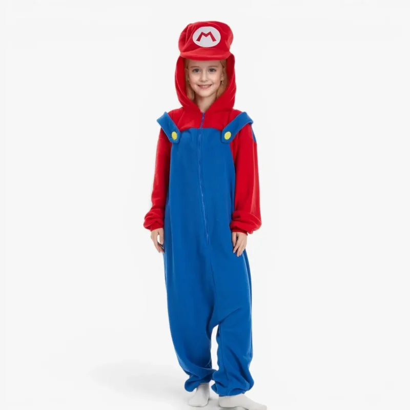 super mario onesie kids