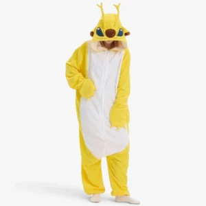 yellow stitch onesie