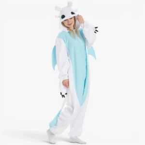toothless and light fury onesie