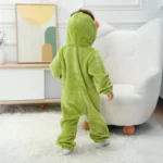 baby silly costume green