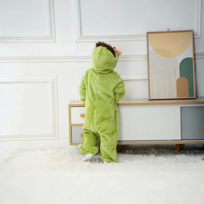 green baby silly onesie