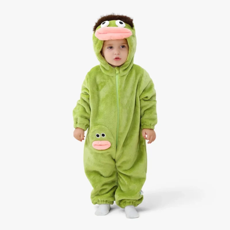snuggle monster baby onesie