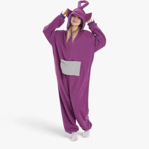 teletubbies costume onesie purple adult