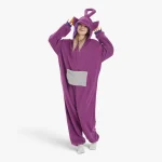 tinky winky onesie adult purple